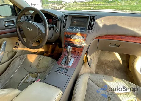 2008 Infiniti G37 Base z USA, uszkodzony, nr VIN JNKCV64E48M103884